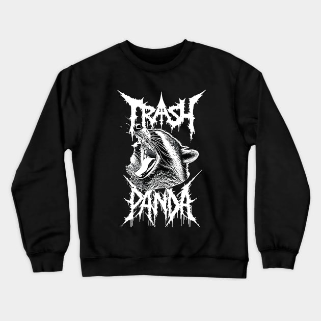 Trash panda Crewneck Sweatshirt by NightvisionDesign